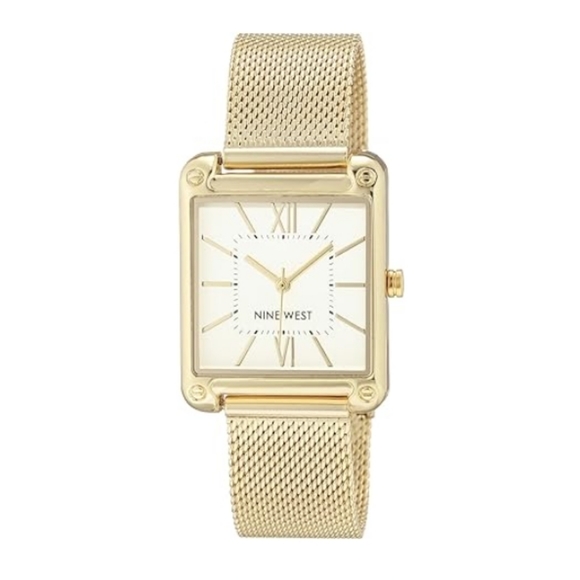 Women\'s Mesh Bracelet Watch Gold Color main image 3